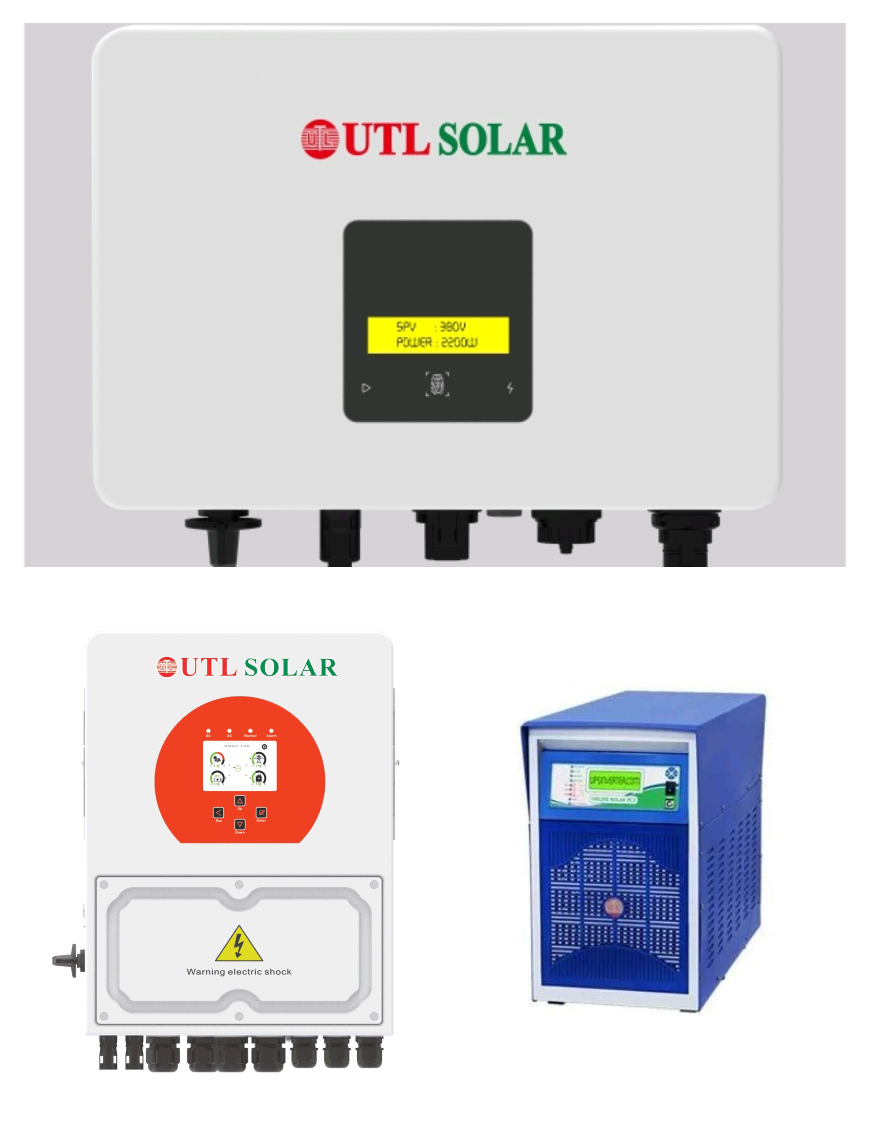 Solar Inverter (GTI/ON Grid, OFF Grid, Hybrid Grid Tied)