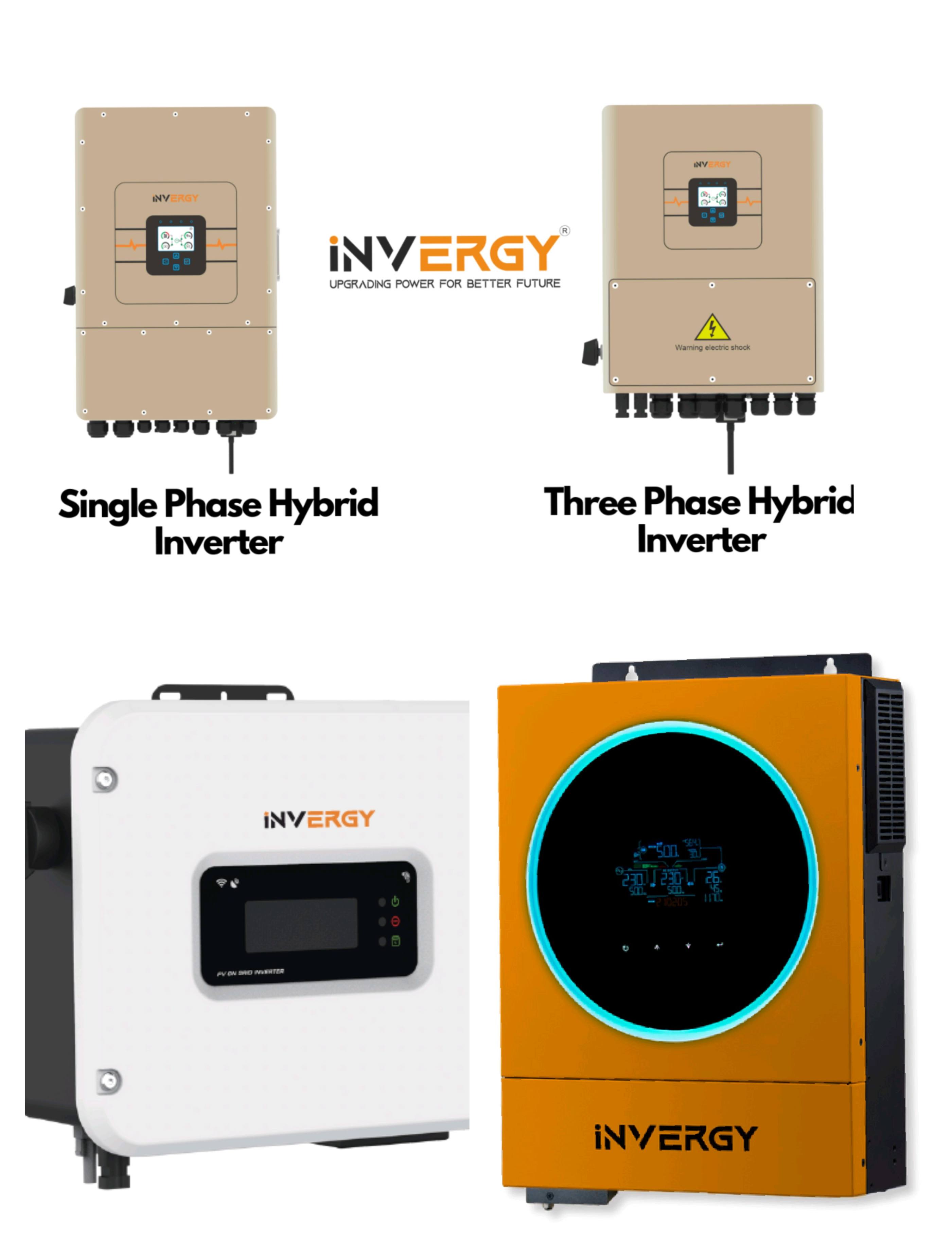 Solar Inverter (GTI/ON Grid, OFF Grid, Hybrid Grid Tied)